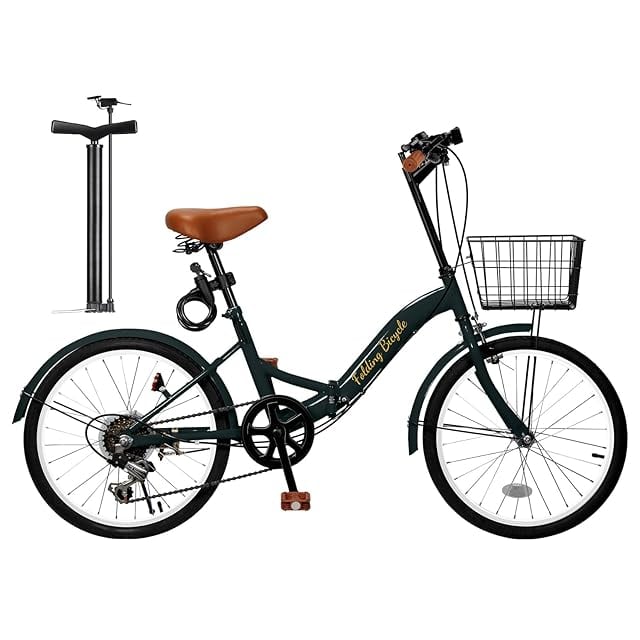 Mixiu 折畳み自転車 20インチ 軽量 素早く折畳可能 シマノ6段変速 高