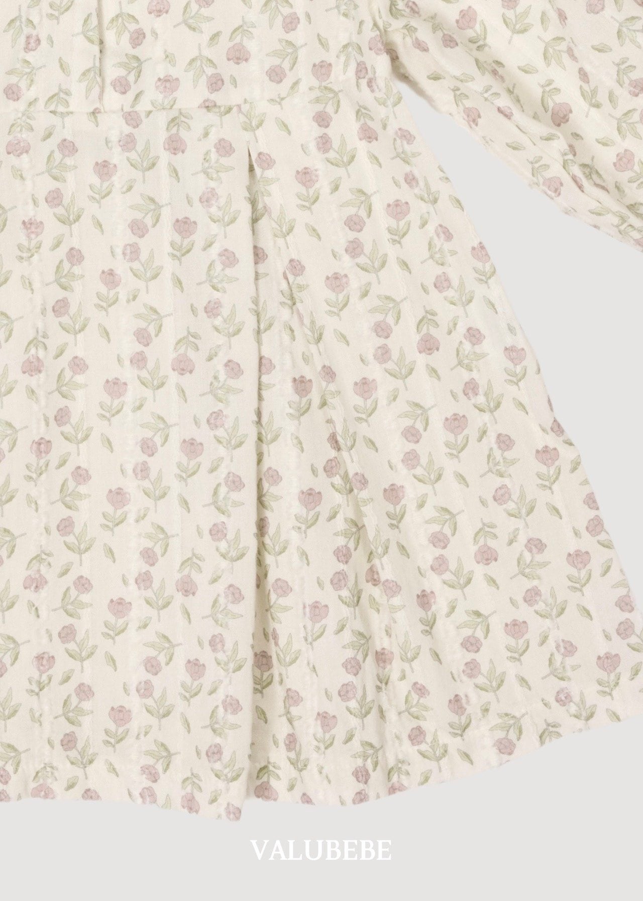 送料無料【予約】/ 花柄スクエアワンピース / valubebe