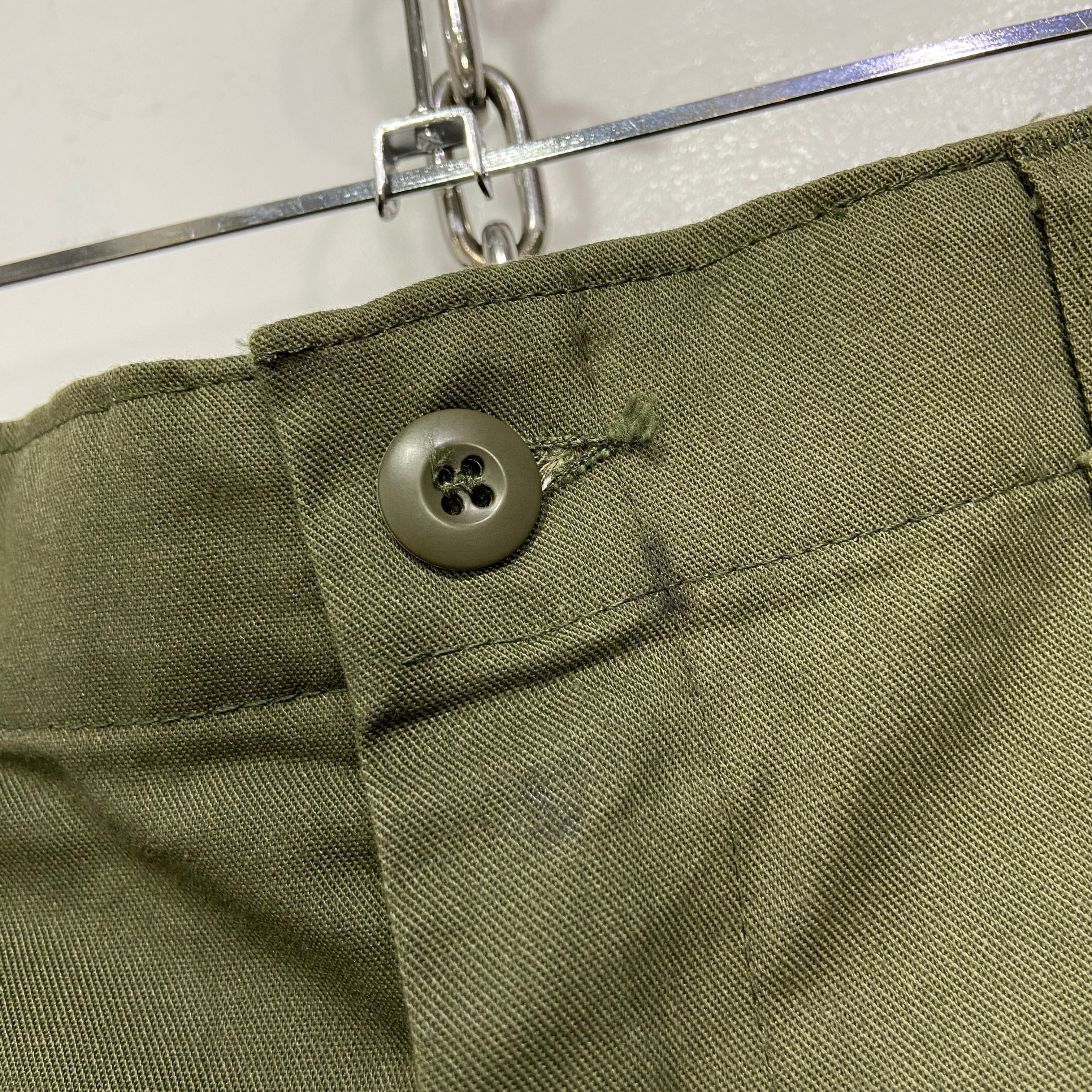 美品 80s US ARMY ユーティリティパンツ ベイカーパンツ W34L29 | 古着