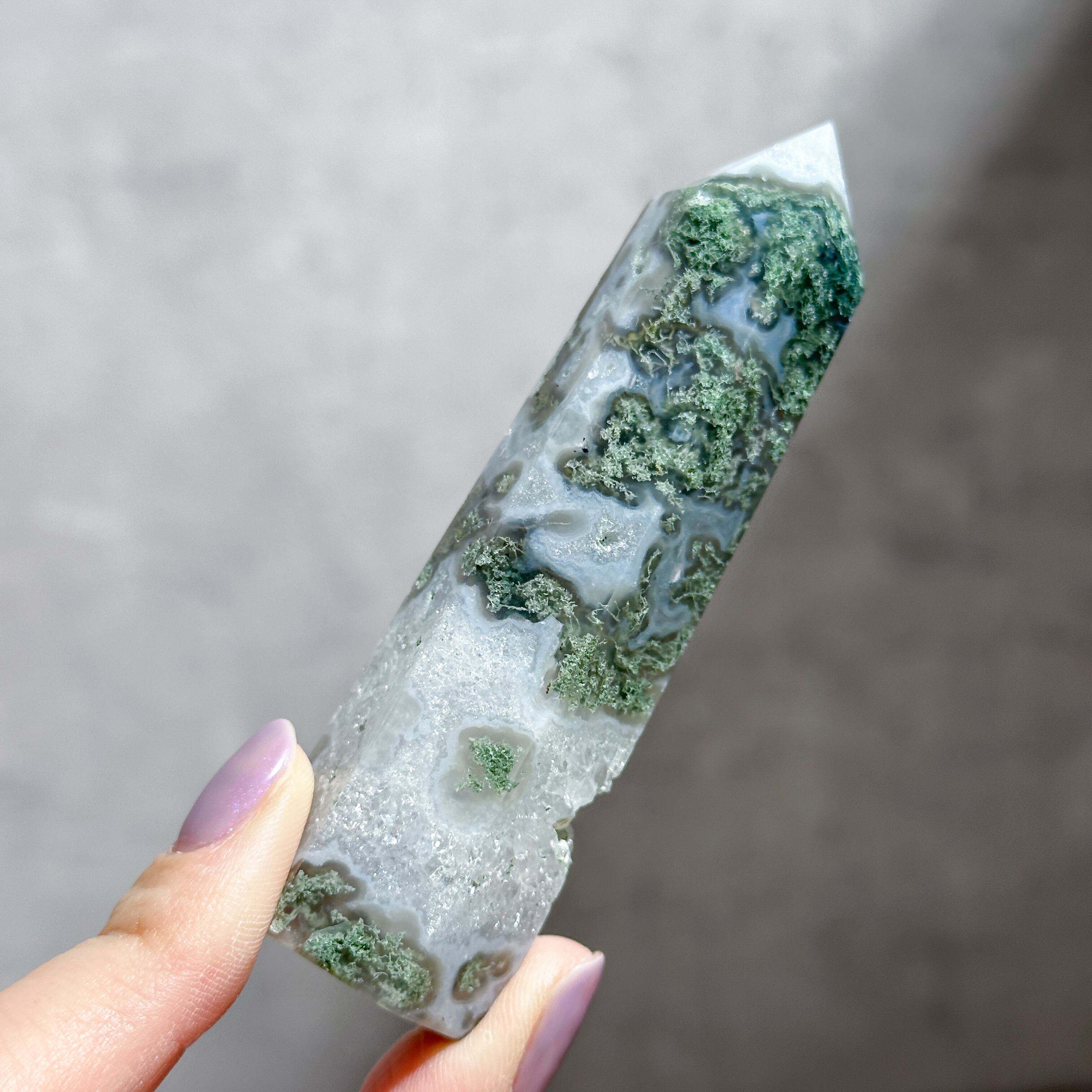 ◇特価◇モスアゲートのBIGタワー　天然石 モスアゲート タワー31◇ Moss Agate ◇天然石・鉱物・パワーストーン