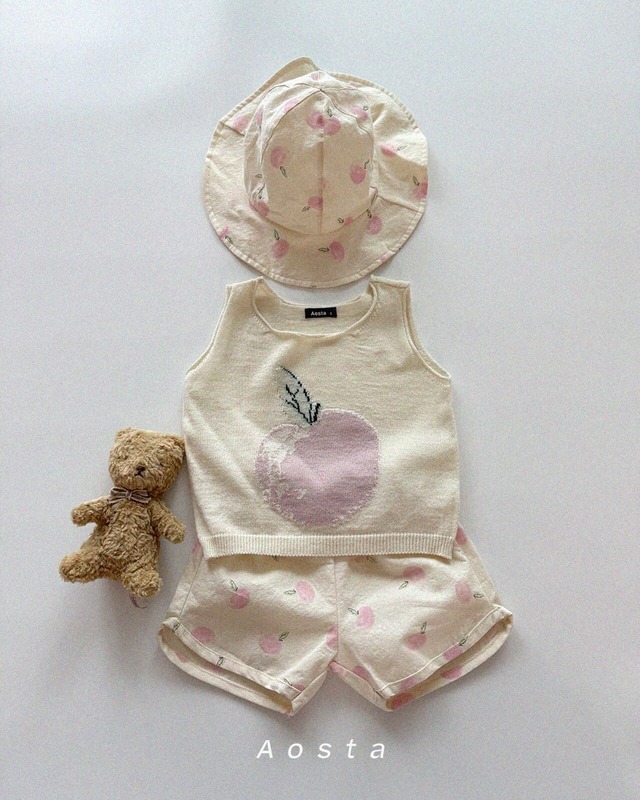 予約⌇aosta / Knit fruit vest