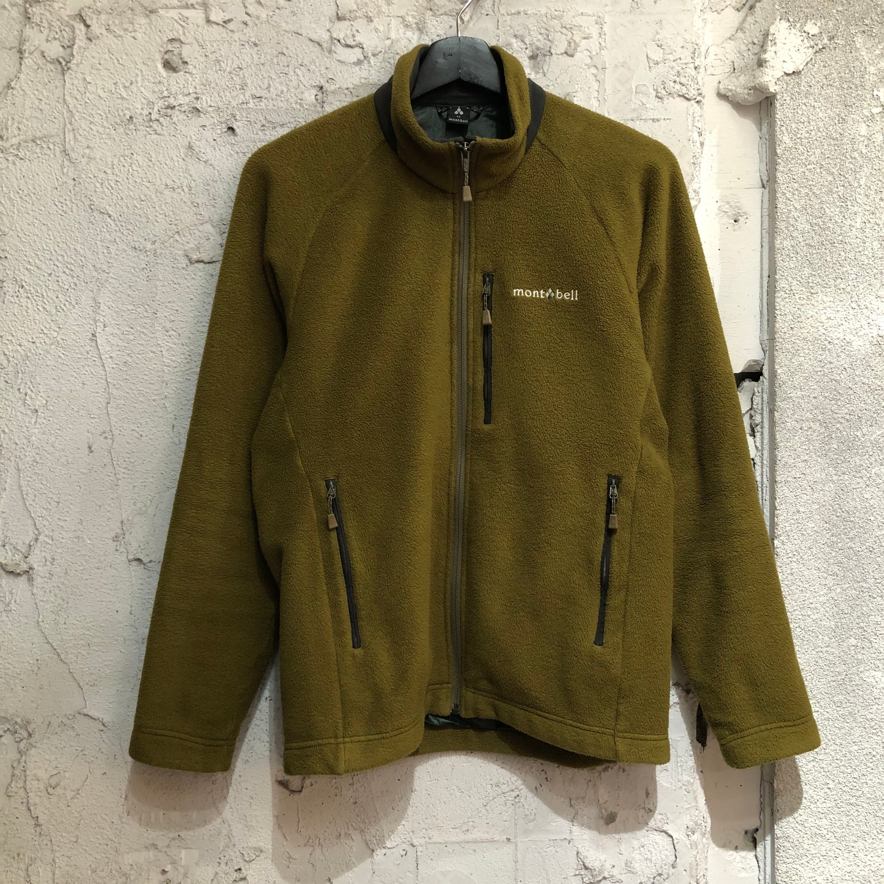 高額売筋 90's mont-bell モンベル フリース ジャケット M ネイビー系