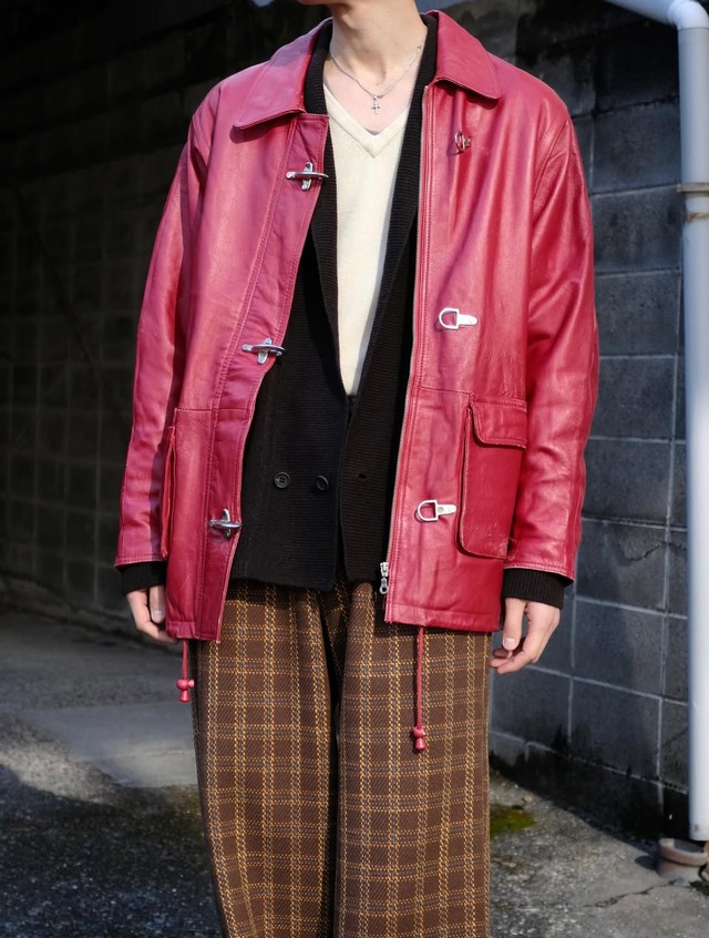 Used Fireman leather jacket