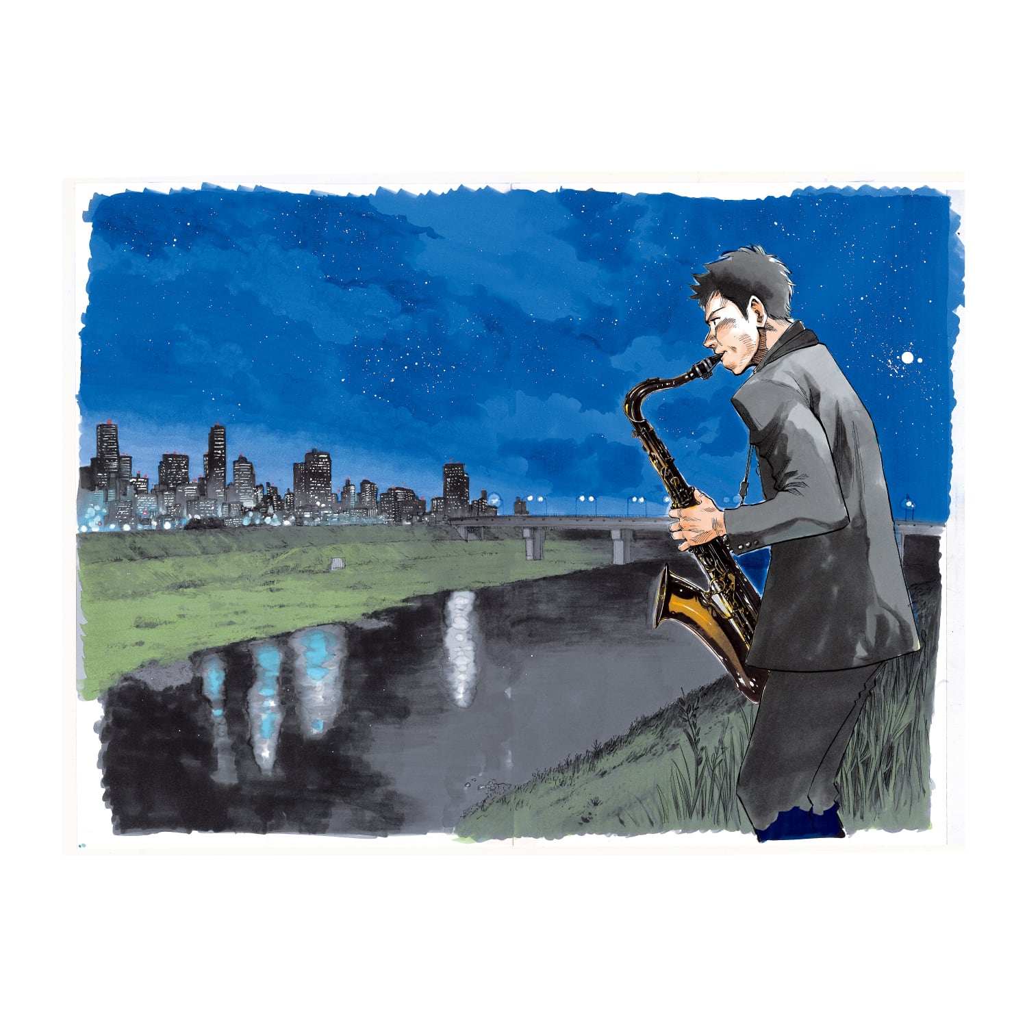 受注生産】複製原画 A2 （BLUE GIANT) 6 | BLUE GIANT x PARCO