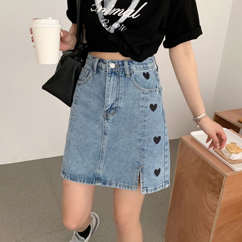 Aラインスカート サマーハイウェストウェストショート 夏物 スーパーモール30932447922