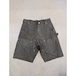【ARCANA】Black Linen Double-Knee Painter Shorts / 34