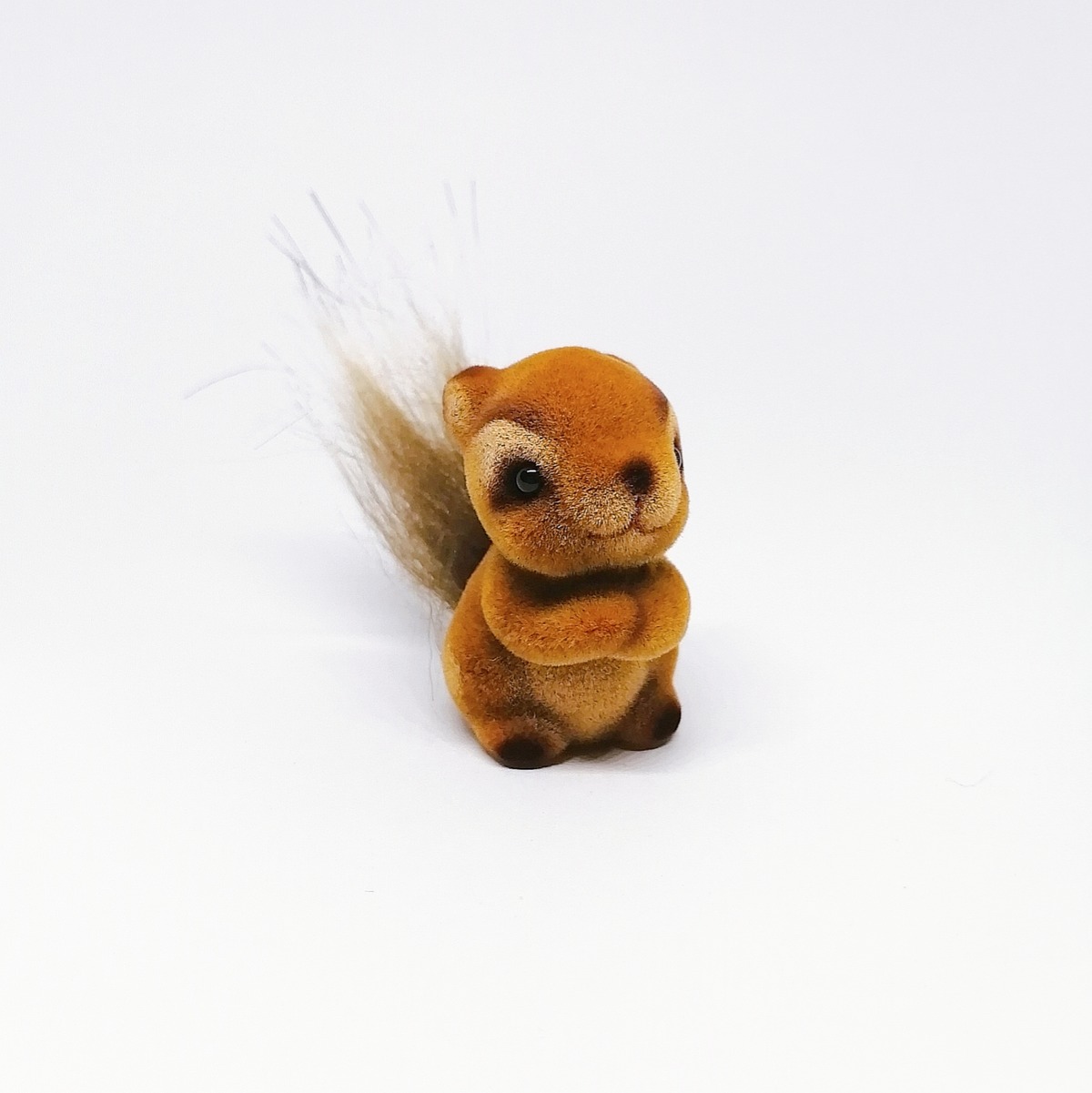 テディベア 茶色の リス ぬいぐるみ 玩具 レトロ ミニチュア 組上げ
