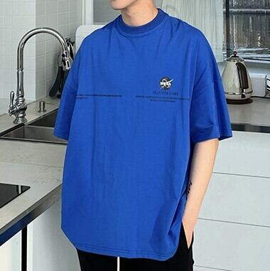 全2色 Tシャツ カットソー プリント カジュアル おしゃれ