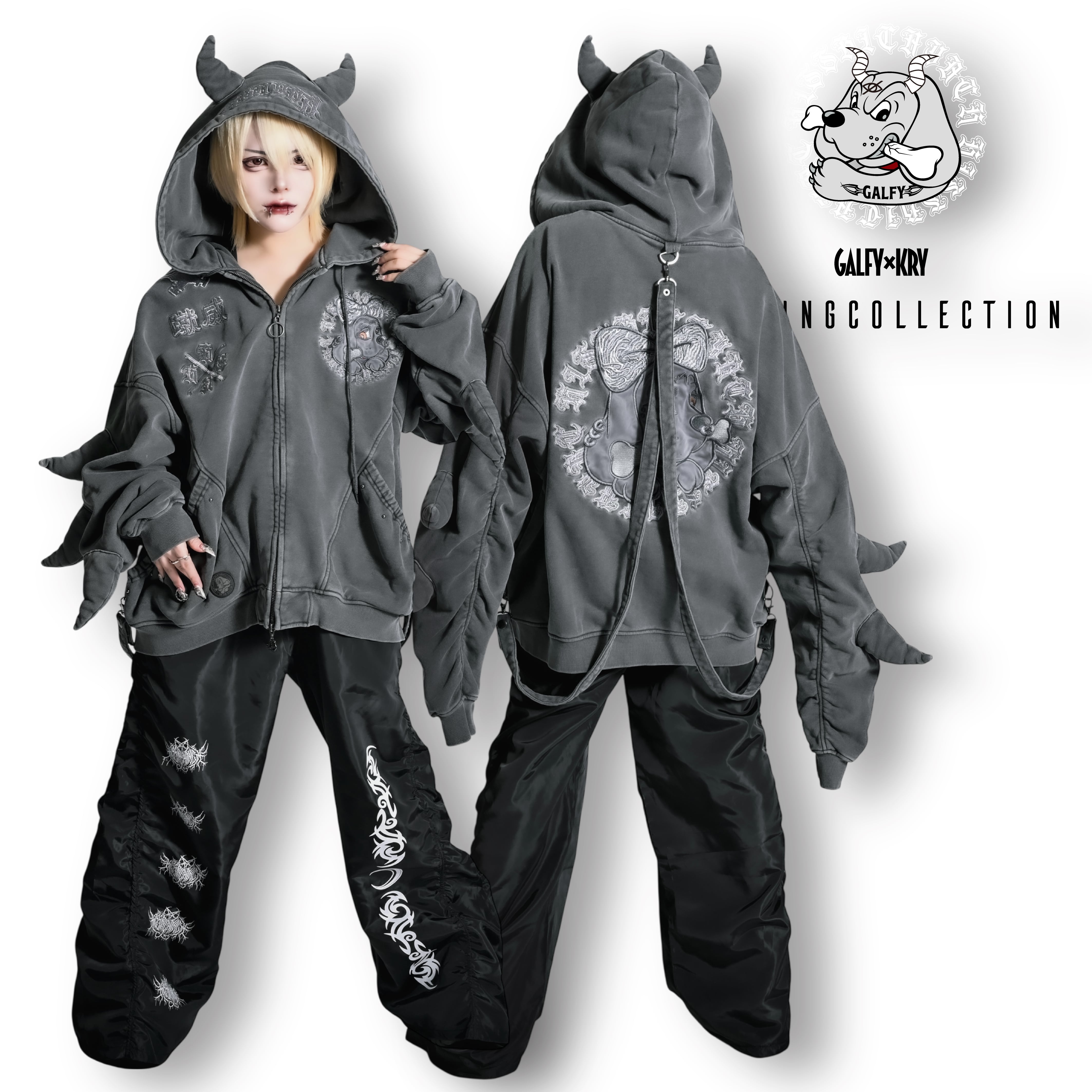 即納】「トゲトゲツノパーカー」 | KRY clothing