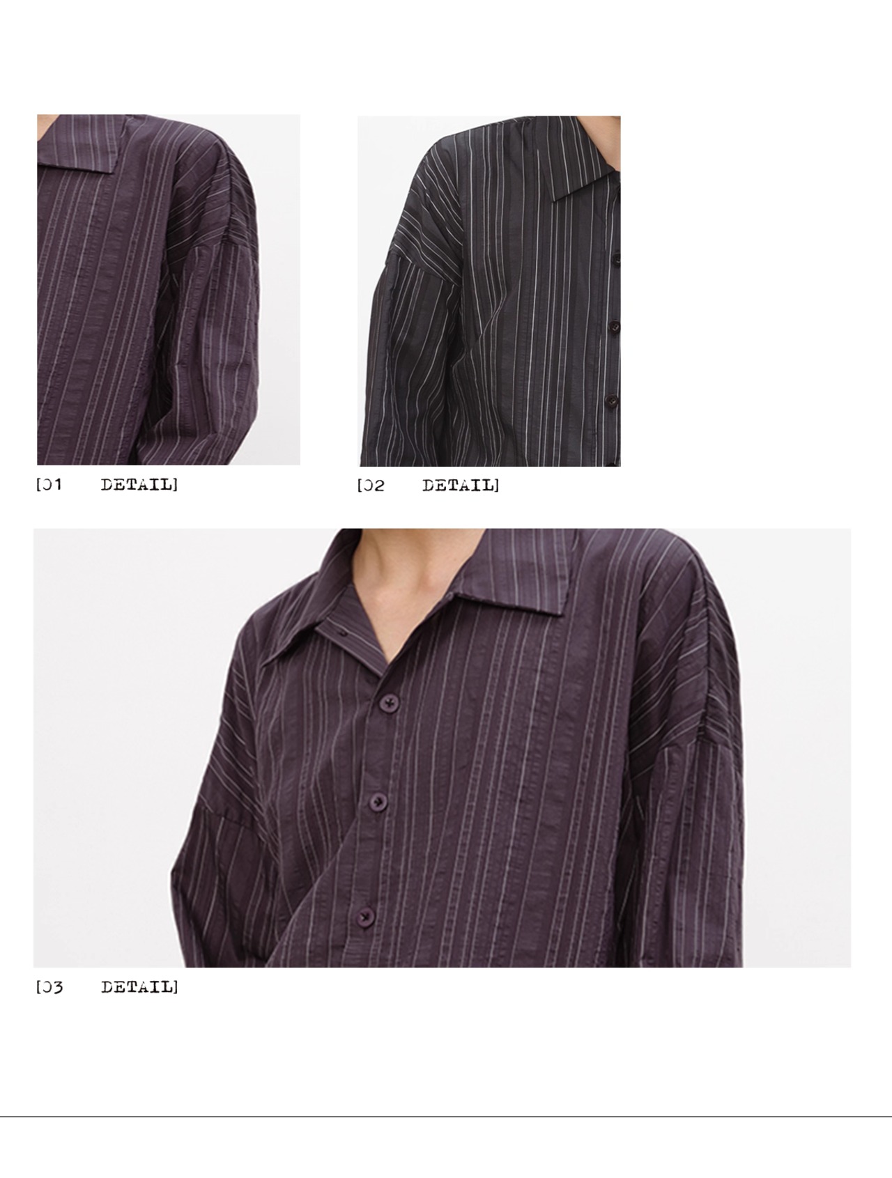 JCAESAR STUDIO STRIPED SHIRT