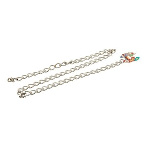 シャネル ココマーク チェーンベルト 国旗 03A シルバー マルチカラー メタル レディース CHANEL 【中古】