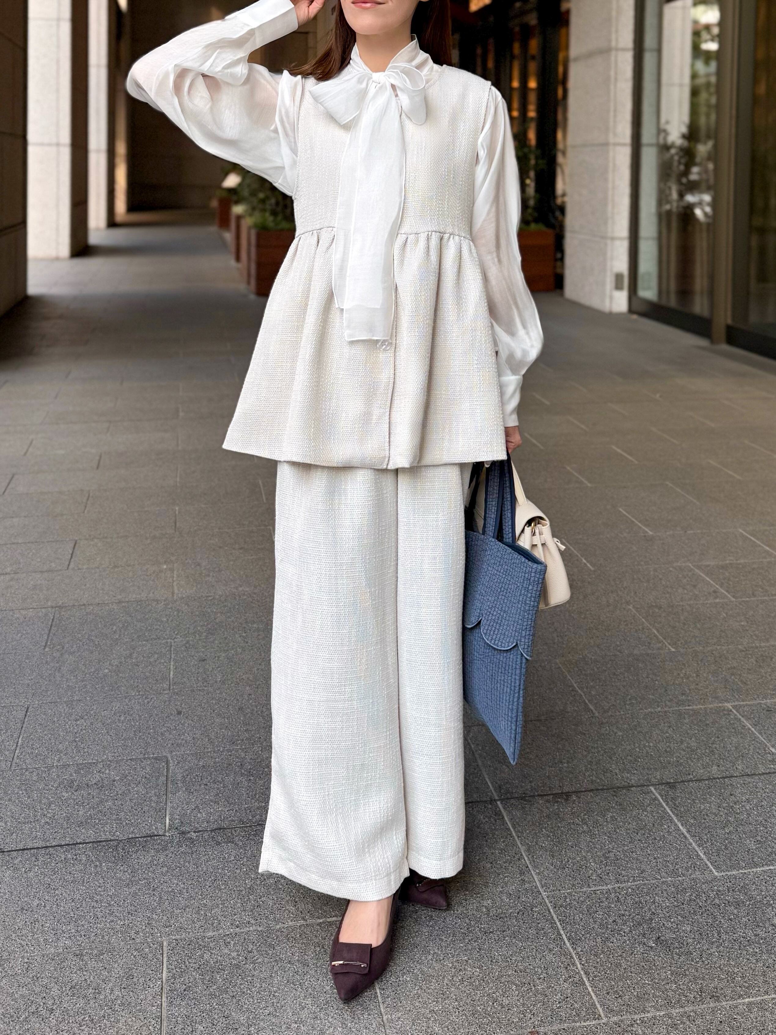 ソフトツイードベスト［70014］ | conforobe(コンフォローブ)