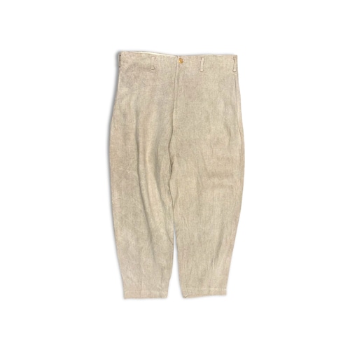 Y’s for men pants 麻パンツ　LINEN リネン　ベージュ　ワイズフォーメン　ヨウジヤマモト　youjiyamamoto パンツ　ズボン