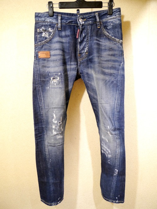 美品★DSQUARED2 ディースクエアード ケニーツイスト 加工 デニム★