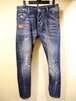 美品★DSQUARED2 ディースクエアード ケニーツイスト 加工 デニム★
