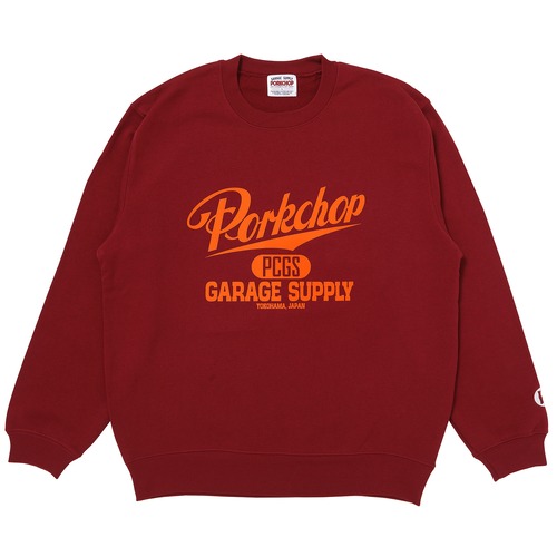 SCRIPT COLLEGE SWEAT/MAROON