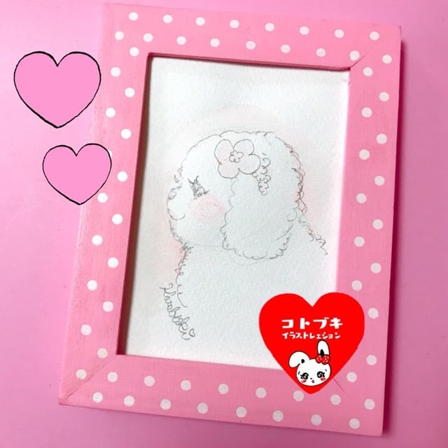 手書きイラスト　オリジナル　キャンバスアート　原画　1点もの 一点物☆ミニキャンバス原画 | KOTOBUKI online shop