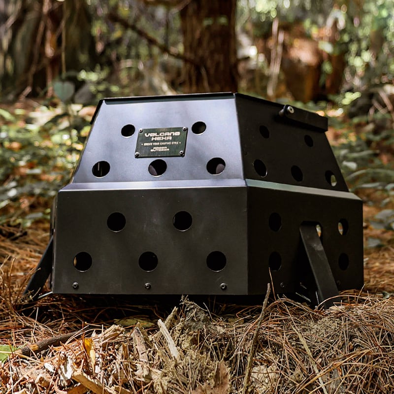 予約価格]ARBOR OUTDOOR / VOLCANO HEXA 焚き火台 | GOLDEN FOREST