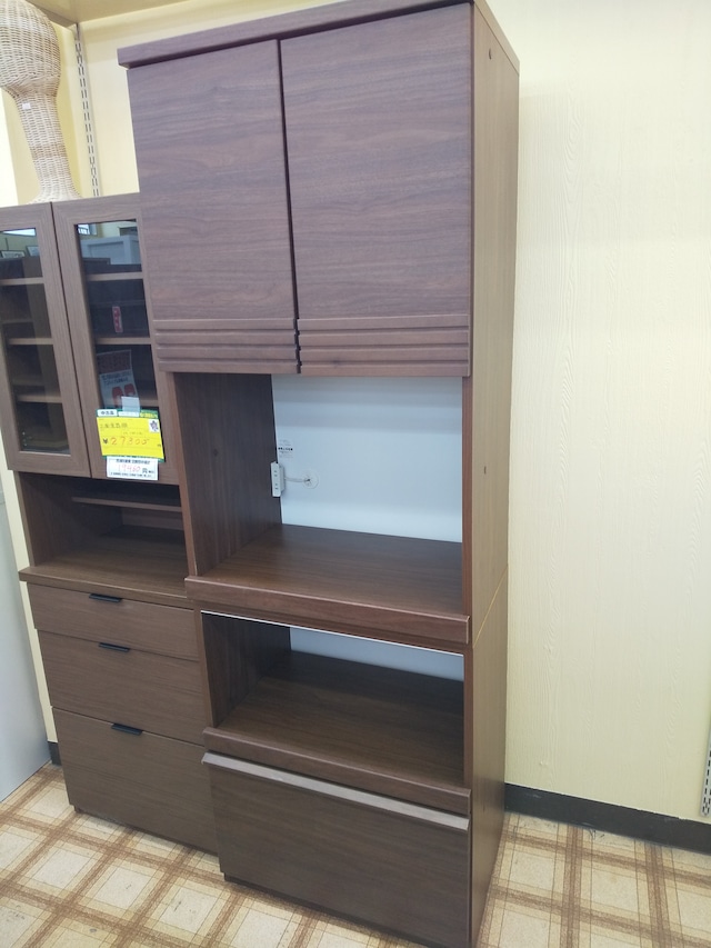 階段配送不可 松田家具 2面レンジボード