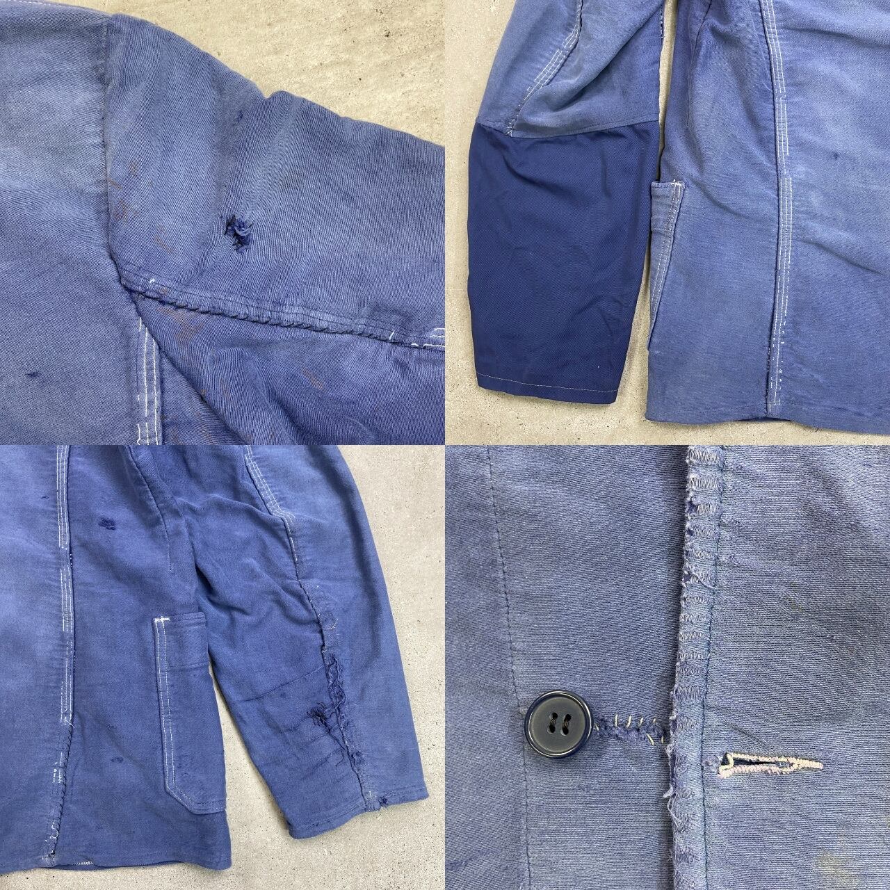 60年代 G.S. KLEDING ブルーモールスキン フレンチワークジャケット