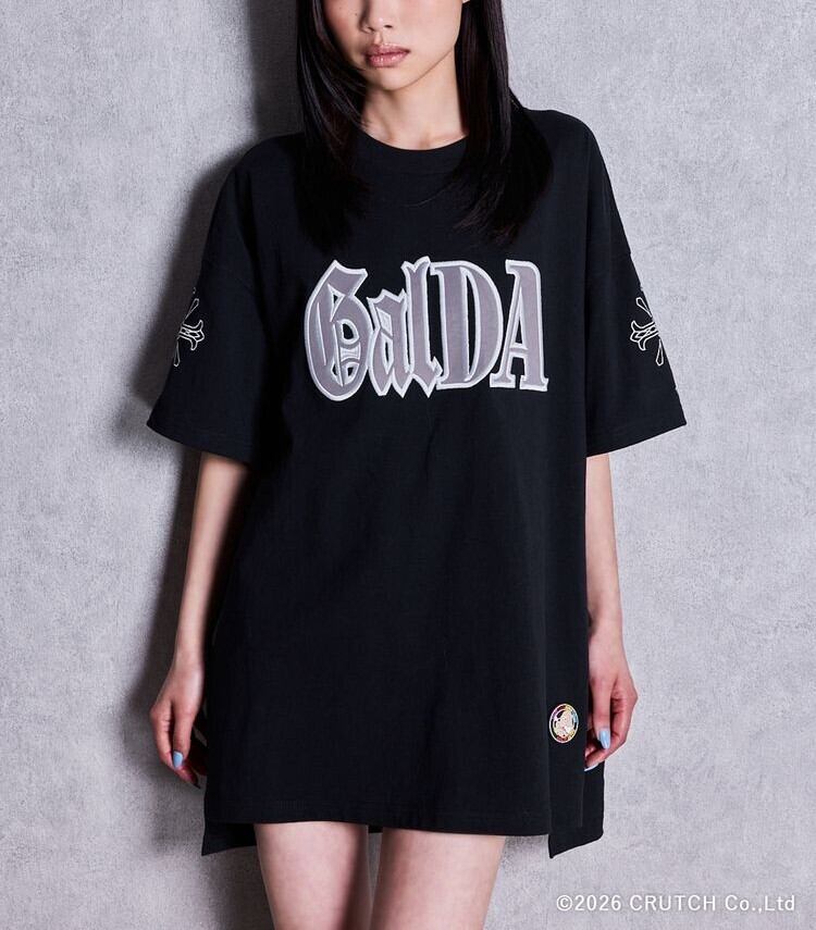 GYDA】GYDA×GALFY BACK LOGO BIG Tシャツ | MARKS by sourin
