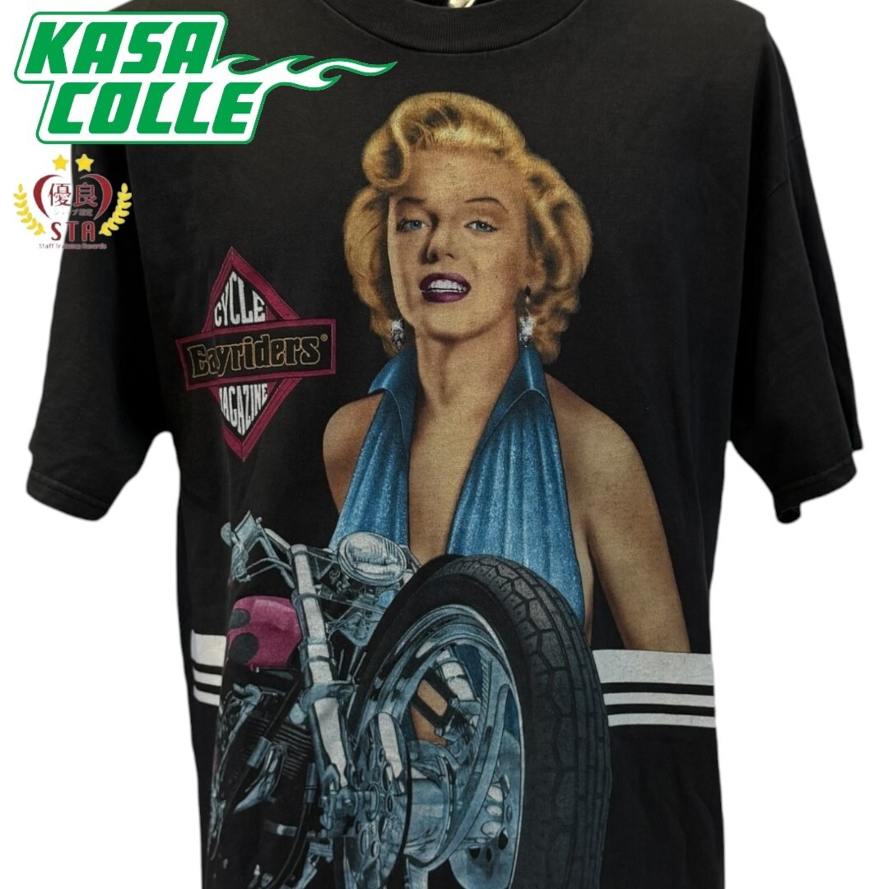 【MARILYN MONROE】マリリンモンロー "Easyriders magazine" 90's Vintage Tシャツ L