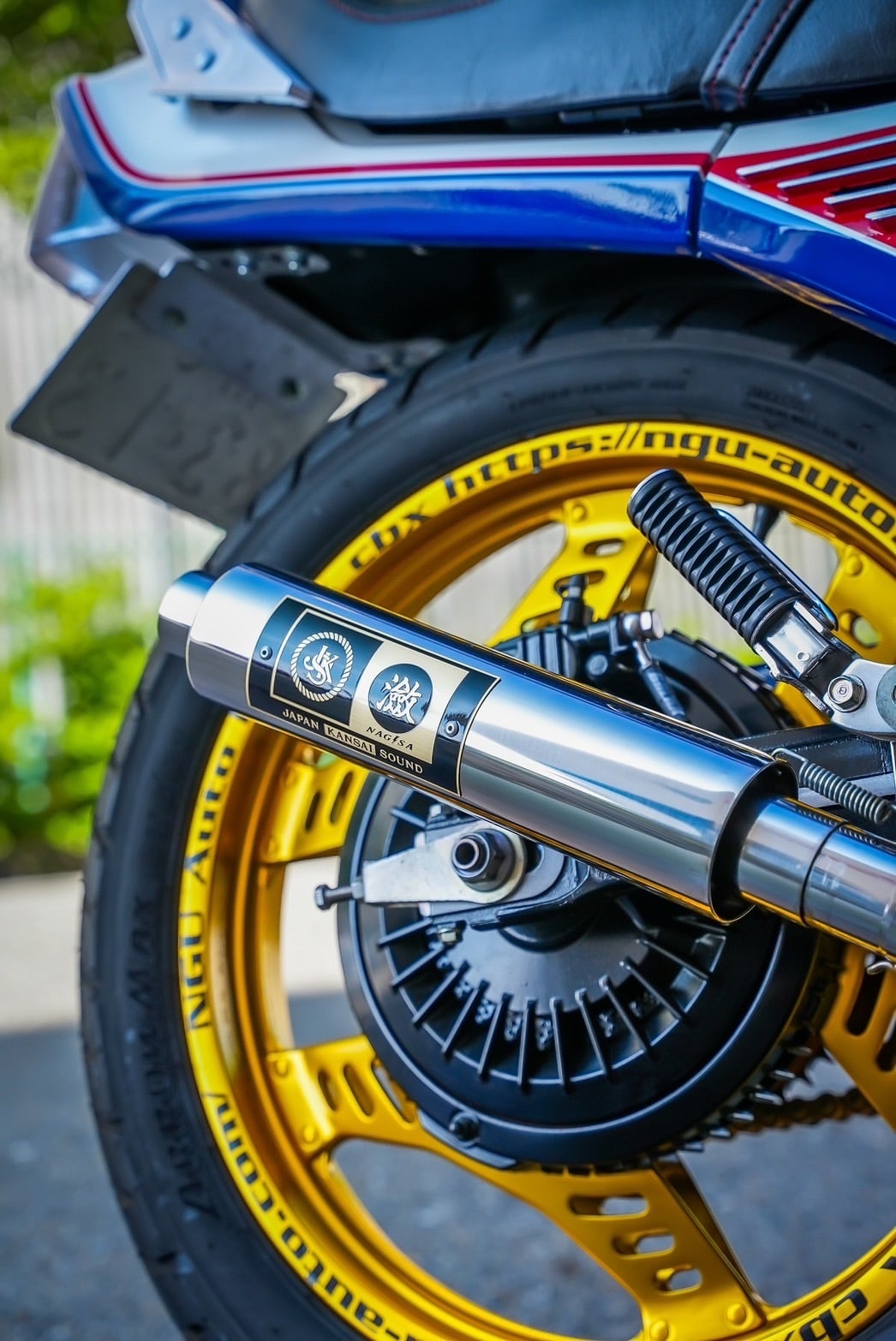 JAPAN KANSAI SOUND NAGISAステン　マフラーcbx400f NAGISA リングマフラー | JAPAN KANSAI SOUND
