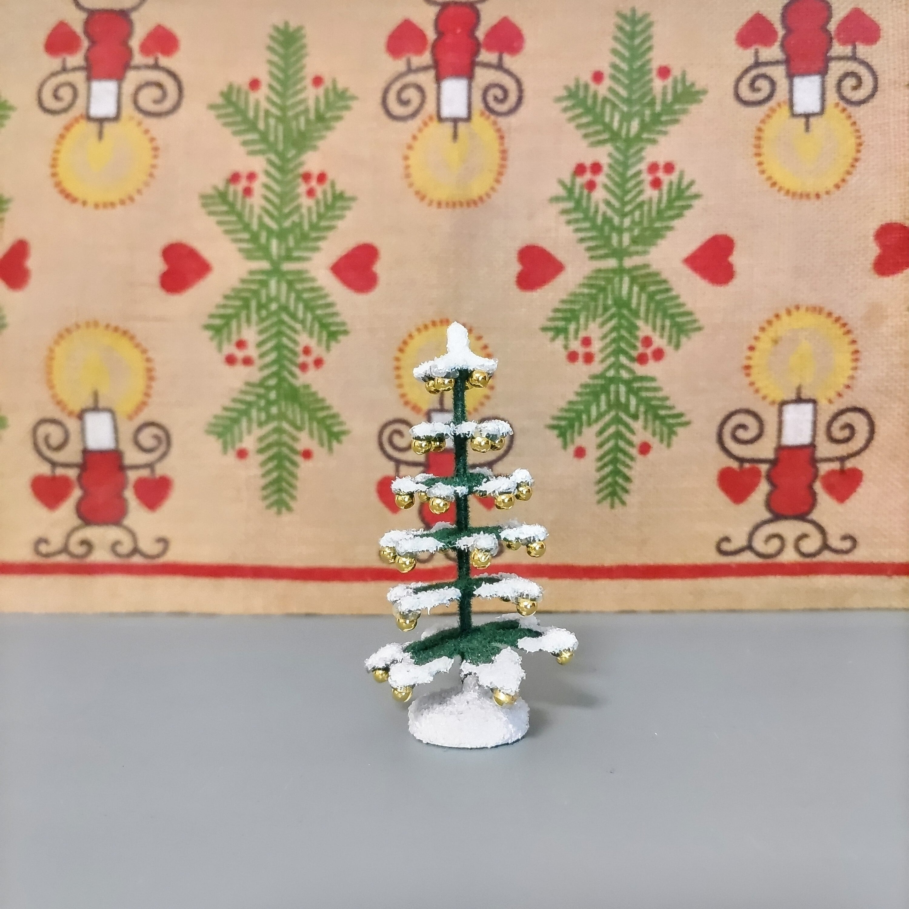8cm　ミニチュアクリスマスツリーB　POLKA