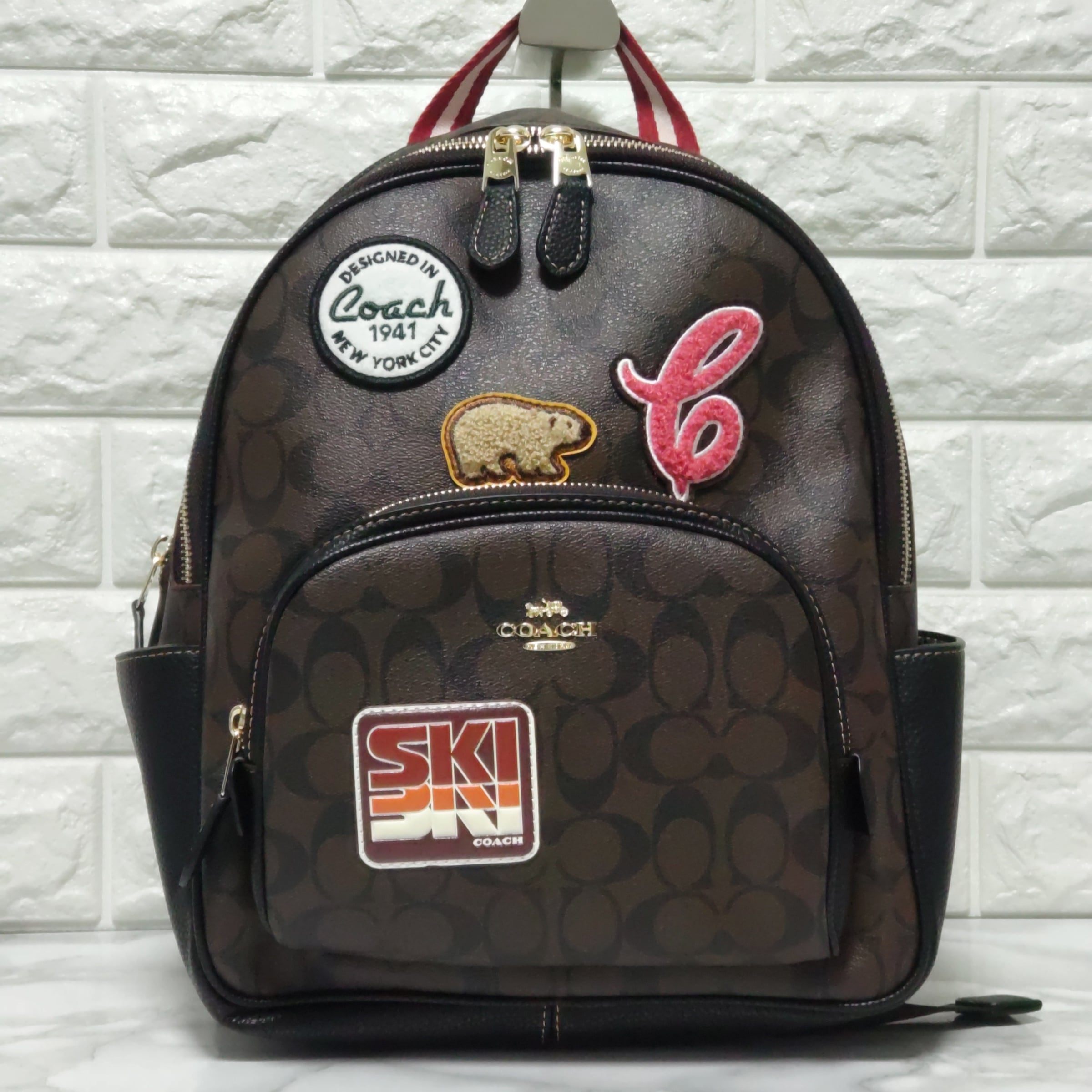 新品COACH シグネチャー リュック （中古・古着通販】COACH (コーチ 