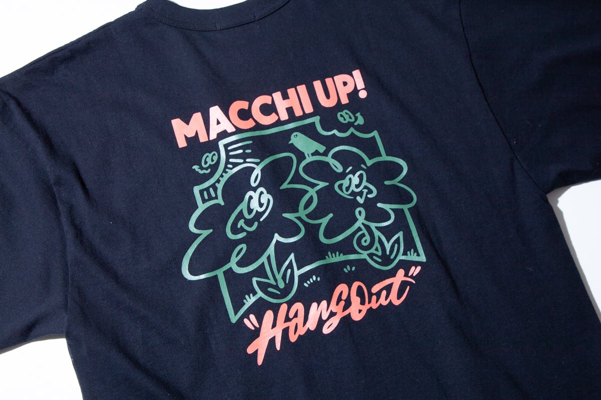 MACCHI UP】ロングT BLACK | macchi