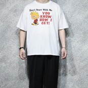 Calvin & Hobbes humor print tee