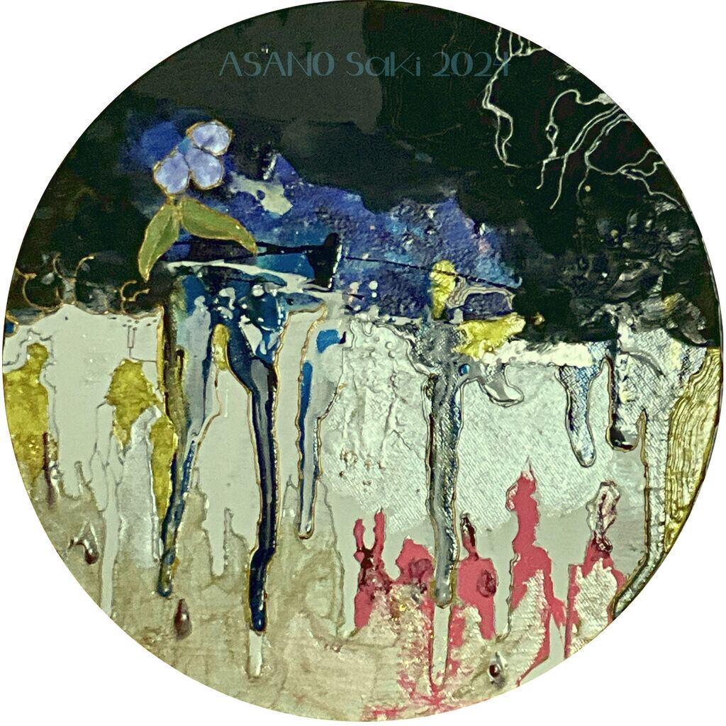 絵画   くさぎ Amazon.co.jp: 絵画 桜 福寿草 「花咲く道」(Sサイズ) 額入り 絵