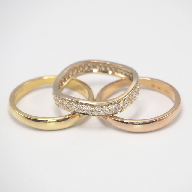 Cartier 約17号ラブミー リング K18 ダイヤモンド カルティエ