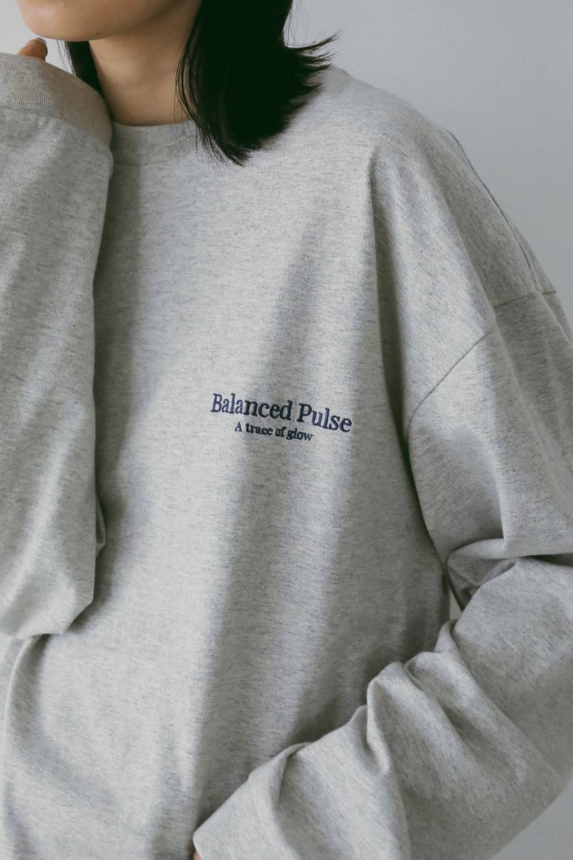 ànuke Logo Long T-Shirts ロゴロングTシャツ Gray