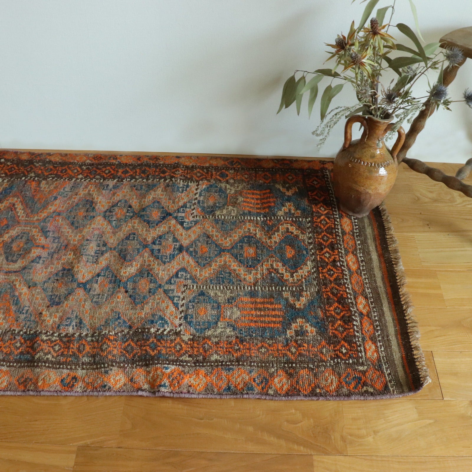vintage rug,137      【1657】