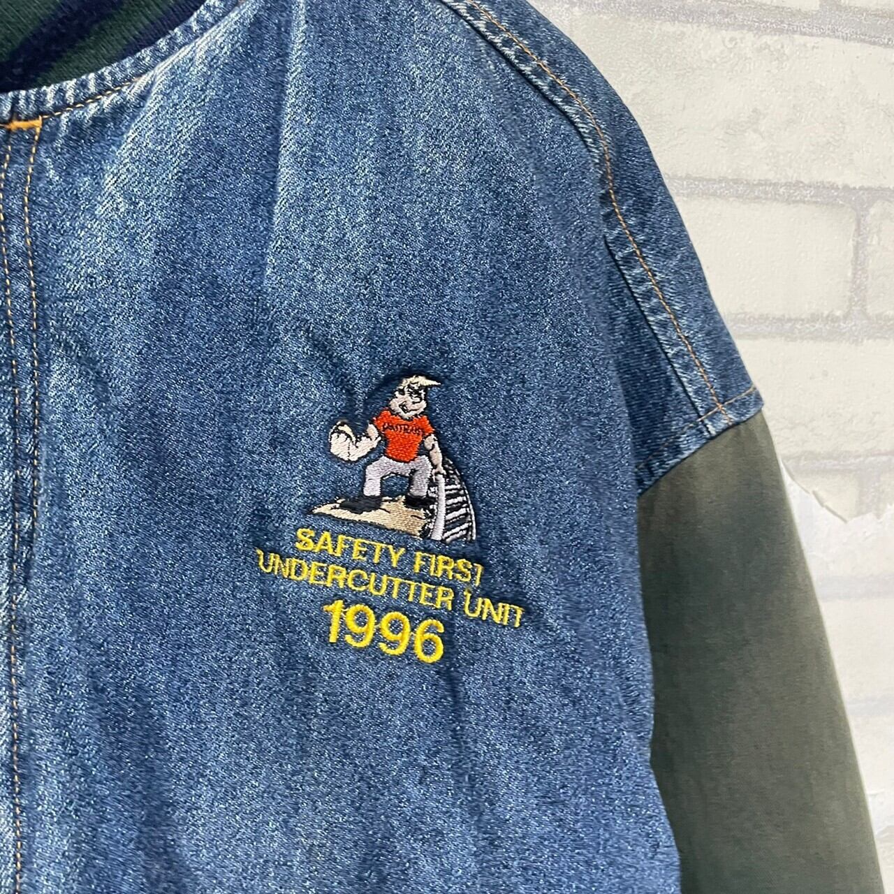 Wear Guard デニムジャケット L 刺繍 スタジャン | 古着屋OLDGREEN