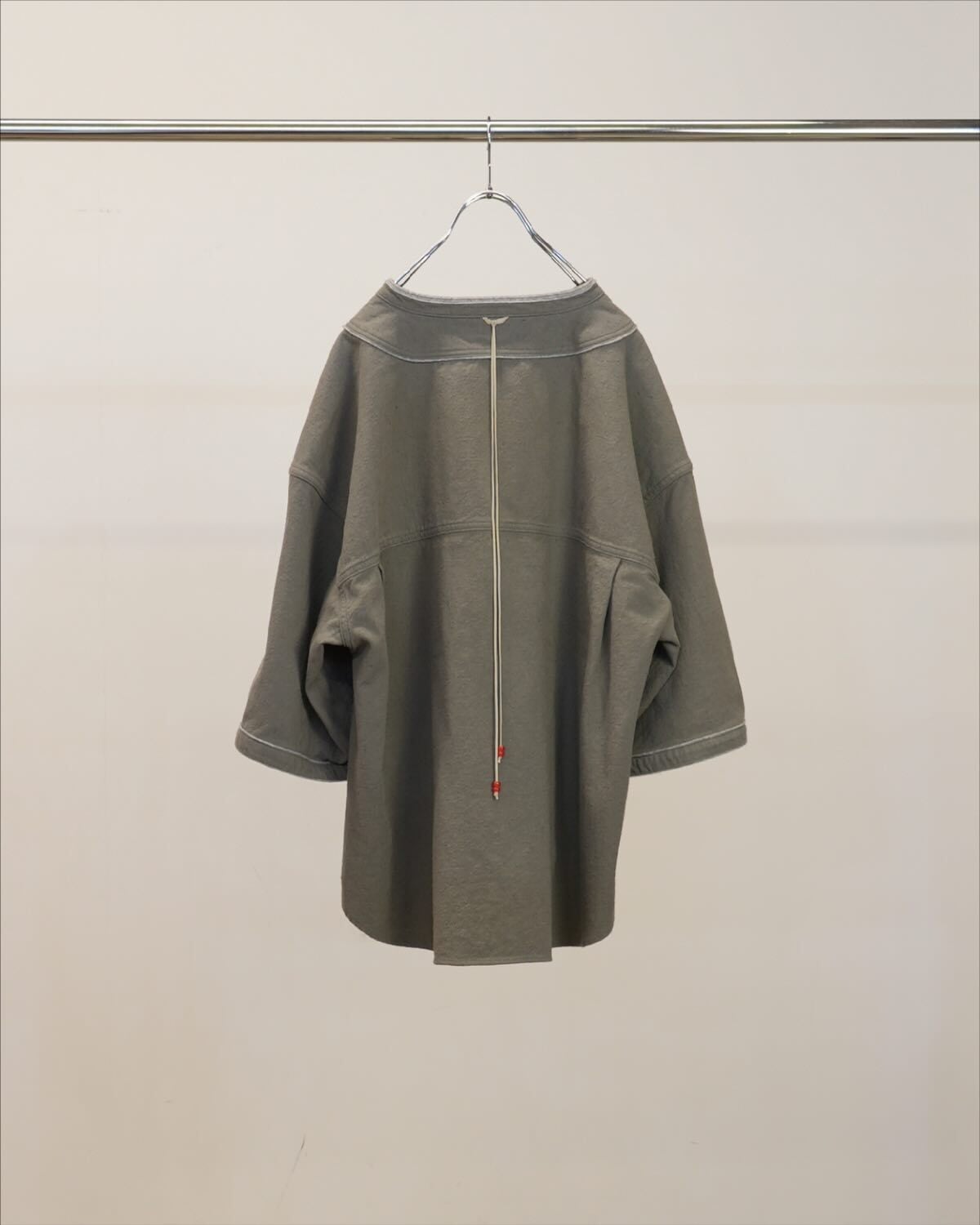 26SS】ANCELLM BASEBALL SHORT SLEEVE SHIRT(GRAY) ANC-SH95 | IAAAM