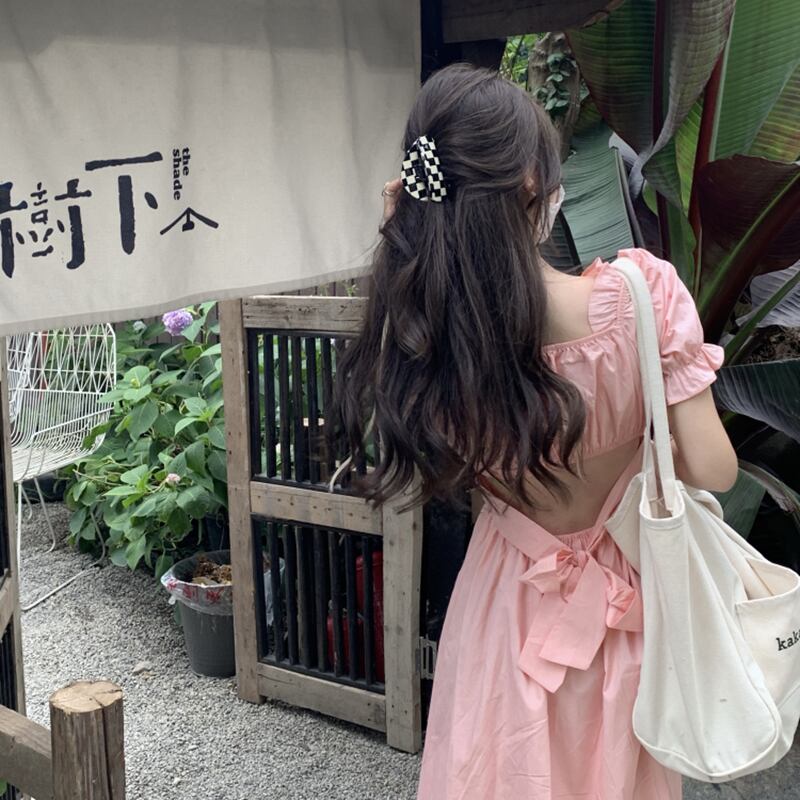 サマースタイルスタンダードホルタードレス ウェスト レトロ 夏物 ドラファッションホール4956635824