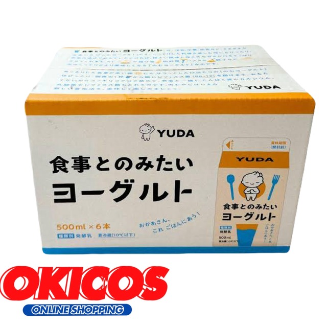 【199】湯田牛乳公社 食事とのみたいヨーグルト 500ml x6本 画像
