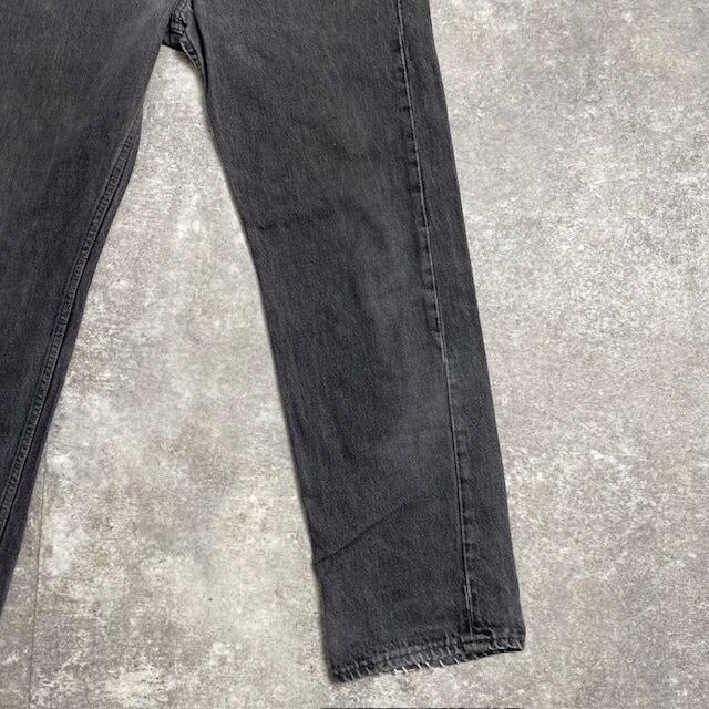 90's Levi's 501-0658 先染めブラックデニムパンツ USA製 W33 90's Levi's 501-0658 先染めブラックデニムパンツ USA製 W33