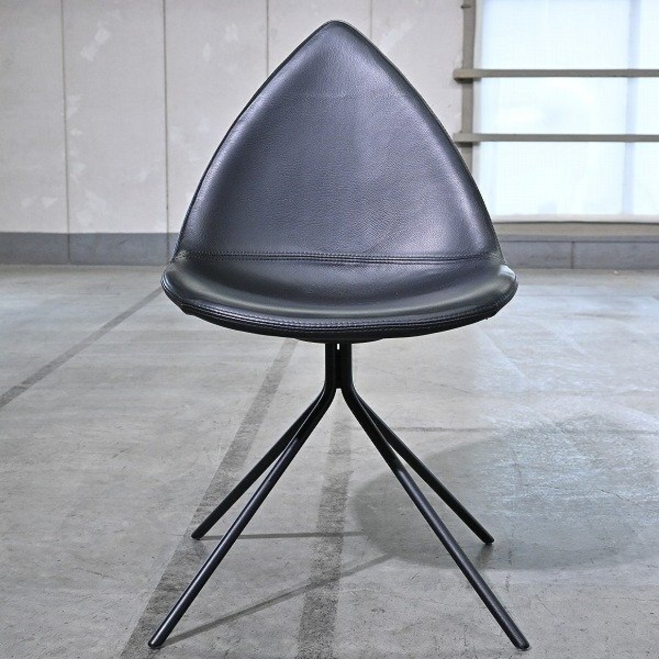 BoConcept 13万「Ottawa/オタワ」チェア A カリム・ラシッド ダイニングチェア モダン アームレス 本革 北欧 デンマーク ボーコンセプト【中古家具/中古インテリア/USED家具ユーズド家具/リサイクル】