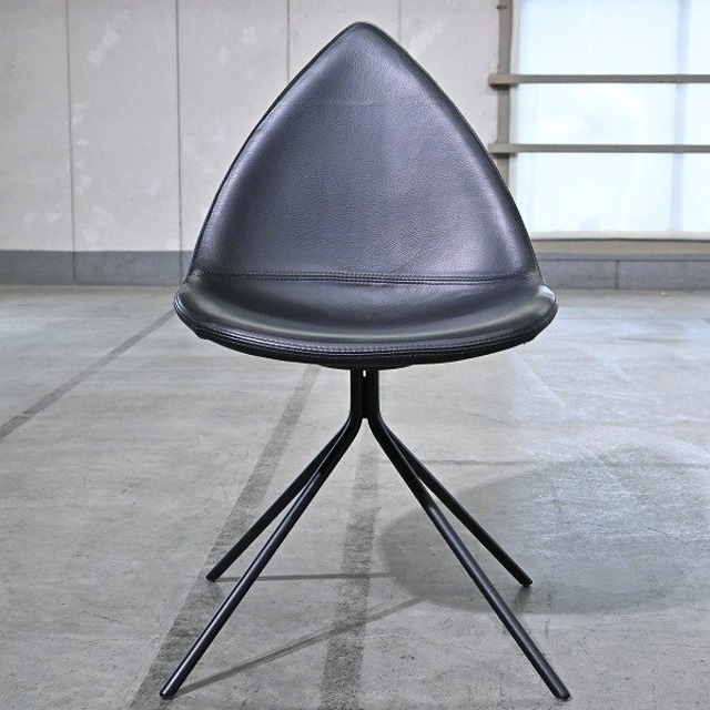 BoConcept 13万「Ottawa/オタワ」チェア A カリム・ラシッド ダイニングチェア モダン アームレス 本革 北欧 デンマーク ボーコンセプト【中古家具/中古インテリア/USED家具ユーズド家具/リサイクル】