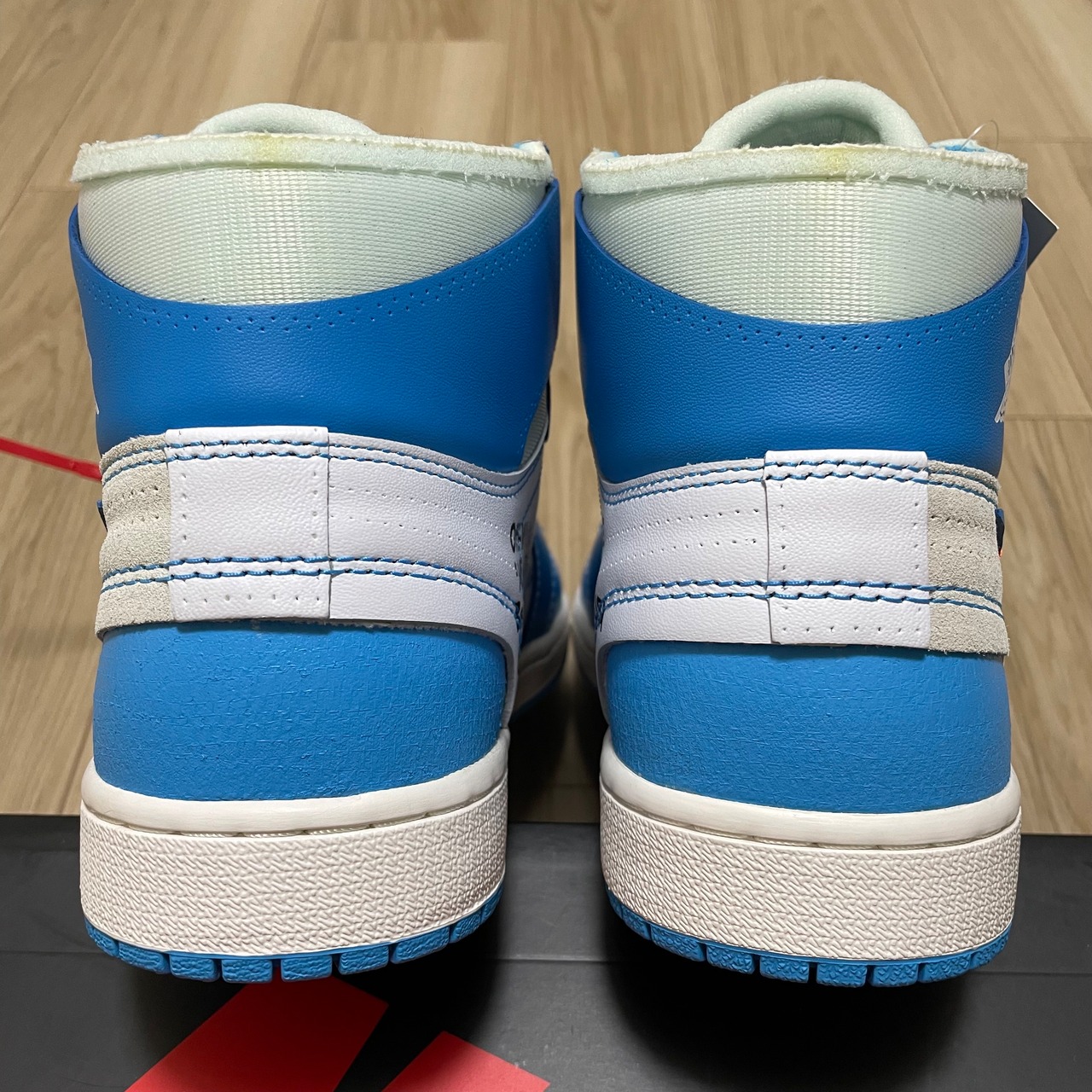 ×OFF WHITE AIR JORDAN 1 NRG POEDER BLUE AQ0818-148