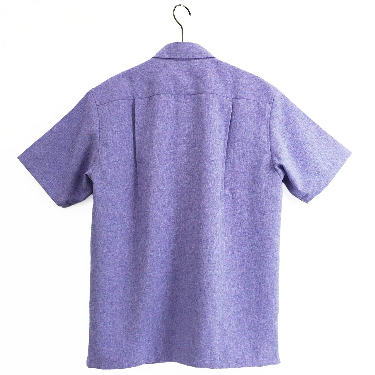 ポリエステル・トロ ボタンダウン 半袖 シャツ [MINSAH] メンズ