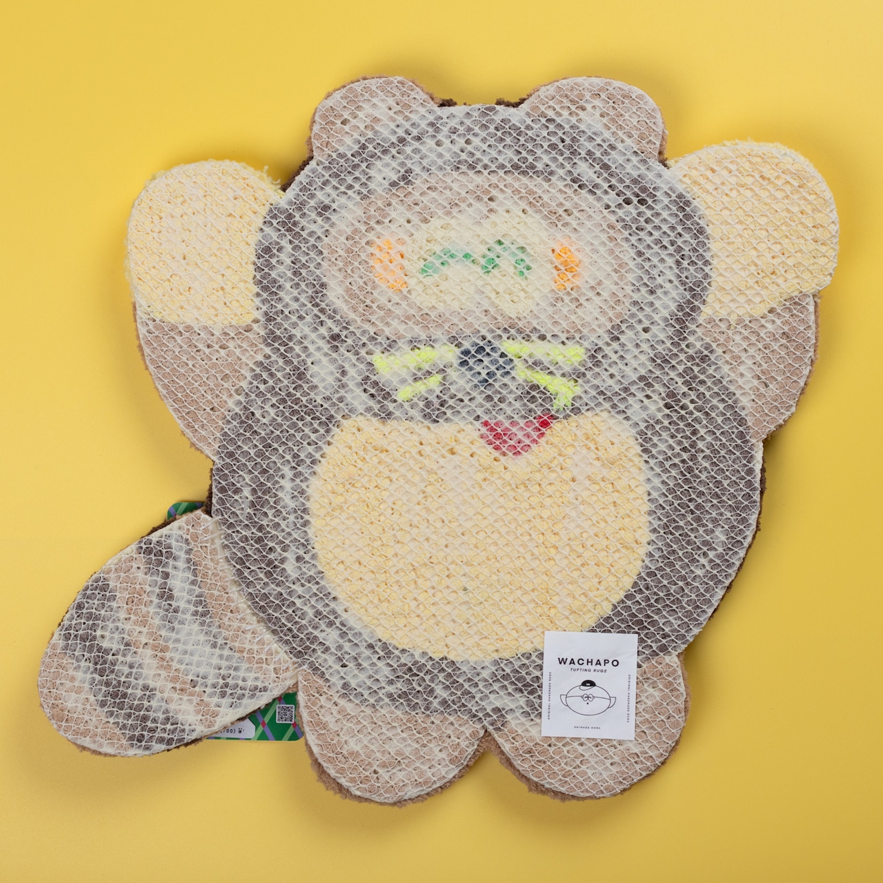 < WACHAPO > ラグ作品「たぬき」