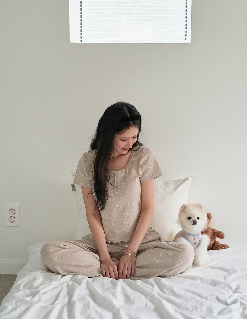 Human/予約【noutti】Good Night Rabbit Pajamas (WarmGray)