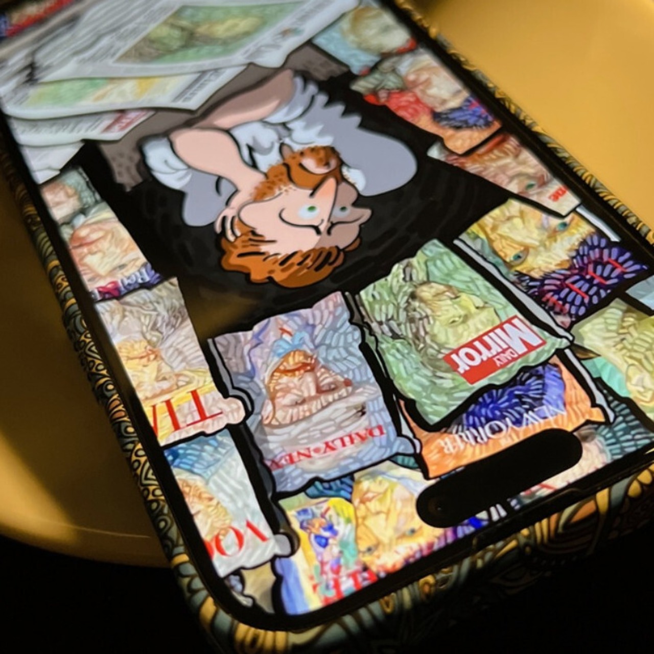 エスニック花柄iPhoneケース A10248