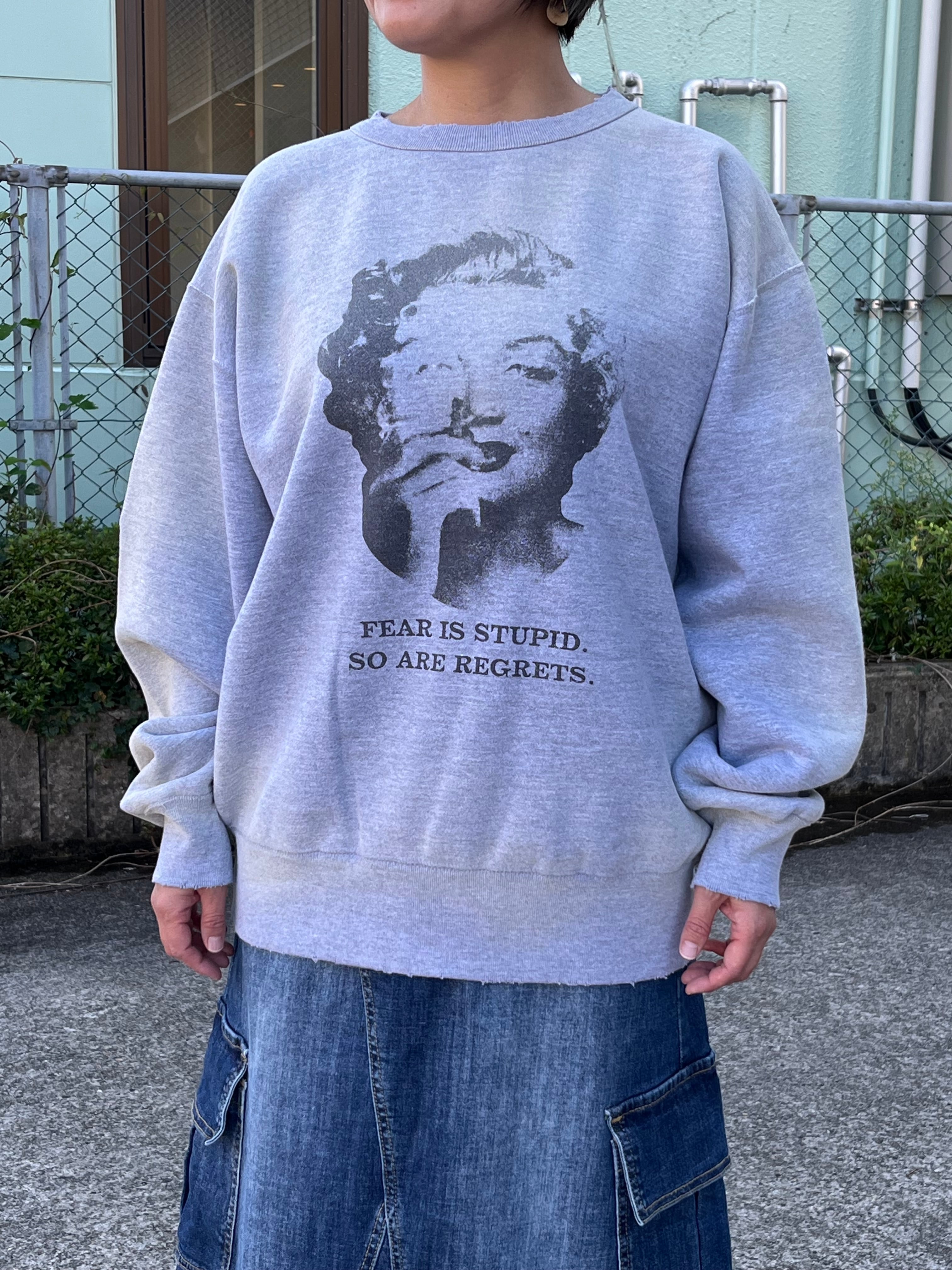 【再入荷】KHA:KI/MIL25FCS3470/ヴィンテージ加工スウェット(グレー)