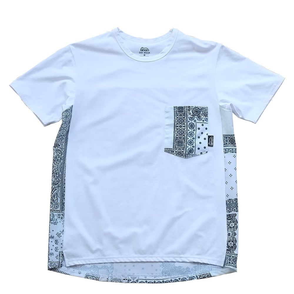 ranor(ラナー) BANDANA T-SHIRT WHITE【restock】