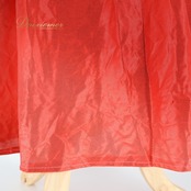 ベリーダンス オリエンタル 衣装 上下セット レッド系 トップス スカート アーム 飾り 赤 ラインストーン ビーズ 花 フリンジ キラキラ ステージ イベント 鮮やか 華やか かわいい スリット ダンス衣装